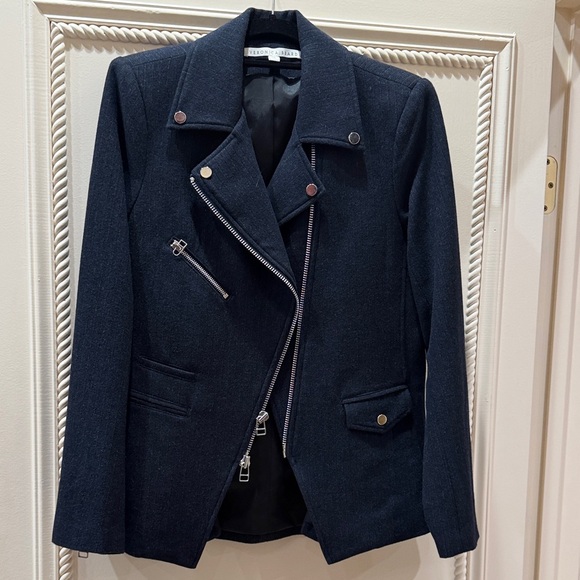 Veronica Beard Jackets & Blazers - Veronica Beard Navy Asymmetrical Blazer
